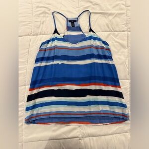 Gap - Women’s Swing Tank Top Blouse - Medium - Multicolor stripe